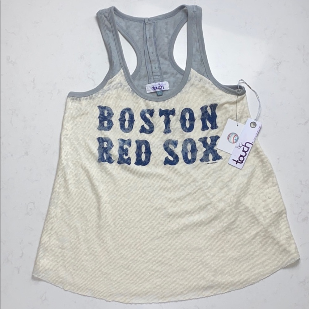 Touch by Alyssa Milano Boston Red Sox Burnout Tank